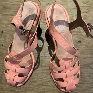 Vicenza Light Pink Strappy Heels